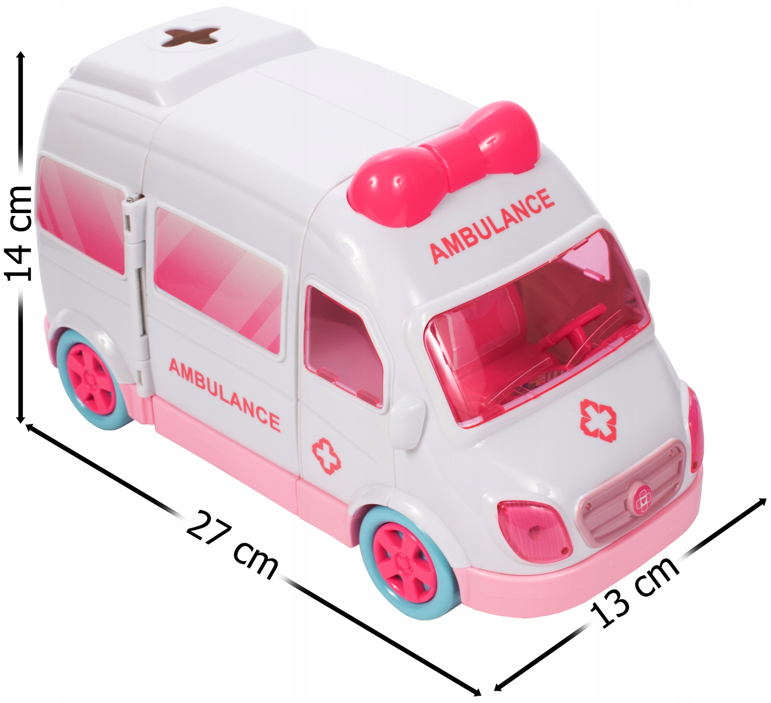 KARETKA ROZKŁADANY AMBULANS DOKTOR EVI SAMOLOT POGOTOWIE RATUNKOWE LALECZKA Model MalPlay