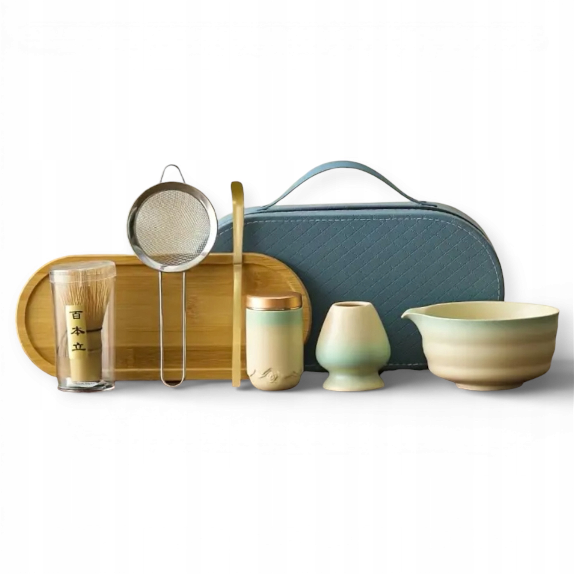 8w1 Kompletny Zestaw Prezentowy Do Matchy Miseczka Ceramiczna Chasen Matcha