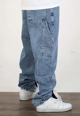 Kalhoty I8 Denim BAG109 Baggy modré