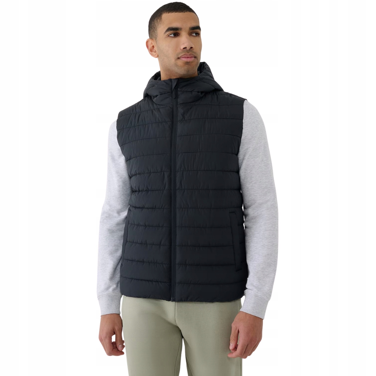 Pánská vesta 4F M192 hluboká černá vel. S