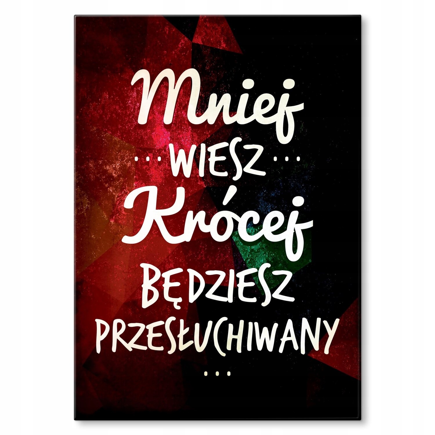 Kovový plakát Výslech Dárek 30 x 42 cm