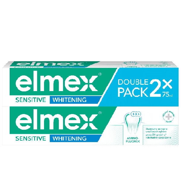 

Duopack: Elmex Sensitive Whitening, pasta 2 x 75ml
