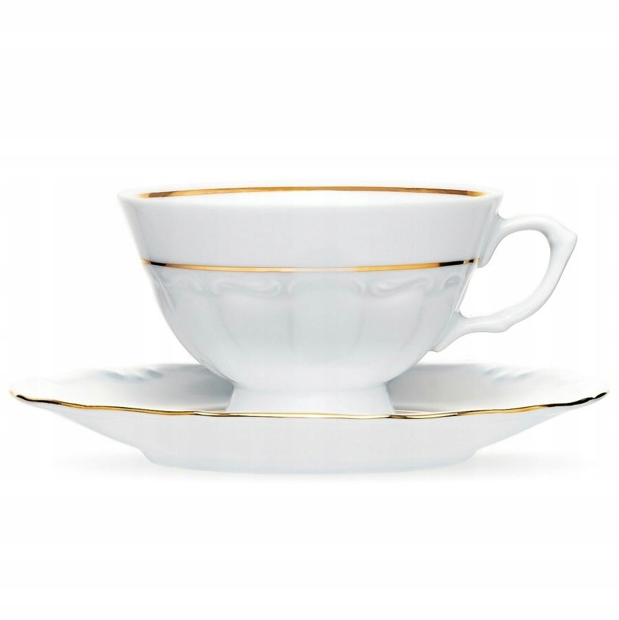 

B014 Filiżanka 220 Spodek Maria Teresa Złota Linia