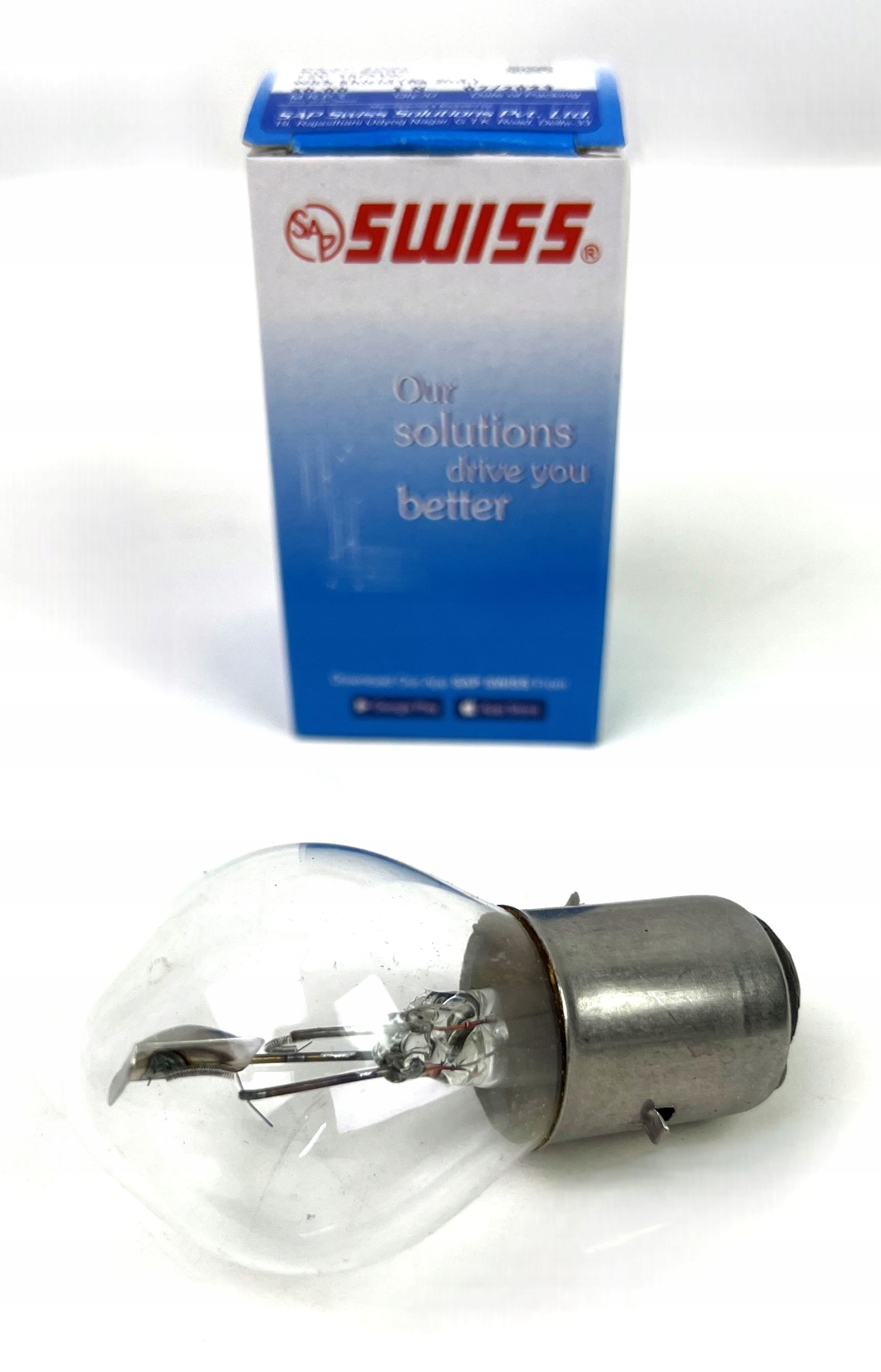 Żarówka lampy przedniej Swiss 12V 35/35 Mz Etz 150 250 Simson S50 S51 BA20D