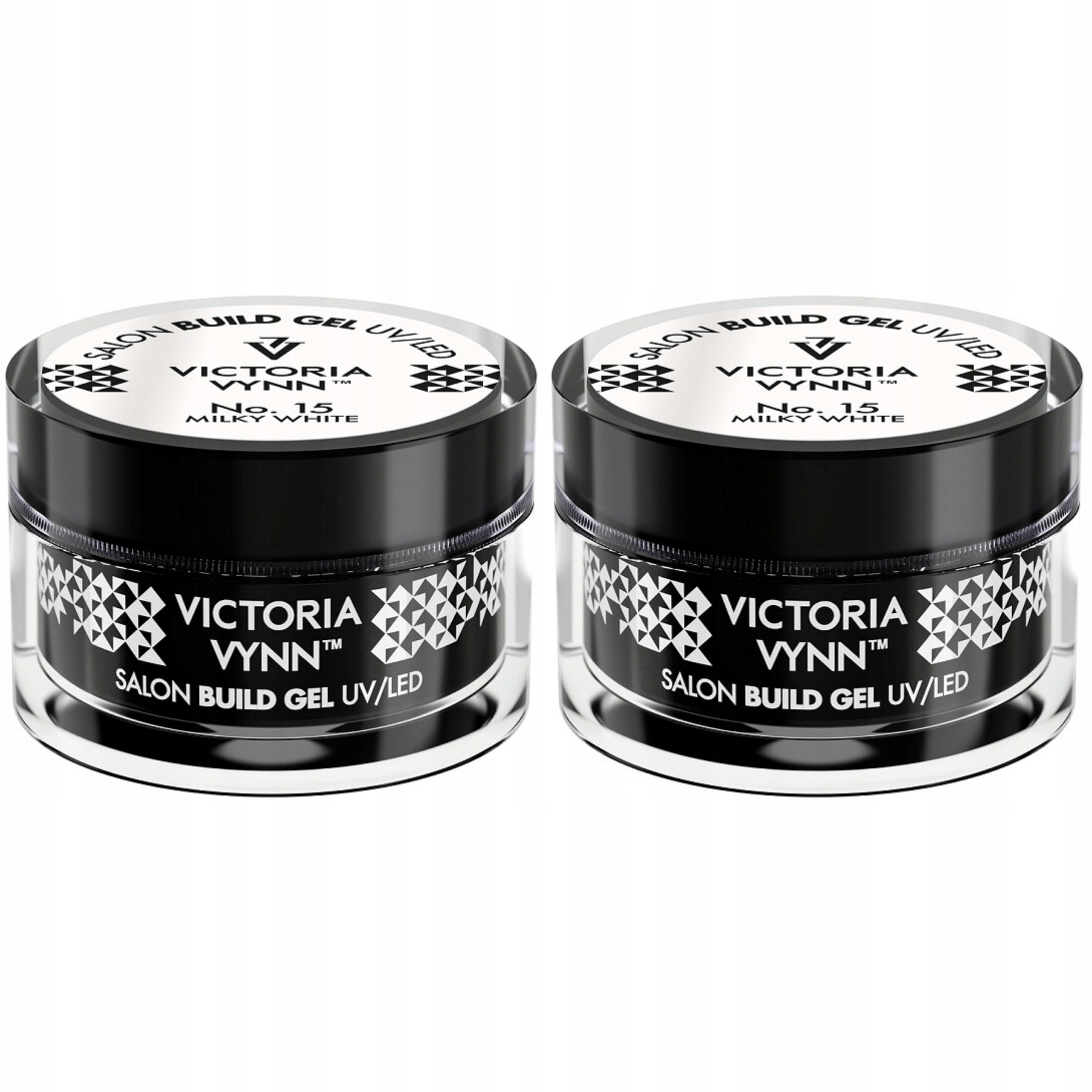 2 x Build Gel 15 White Milky Gel na nehty 50 ml Victoria Vynn