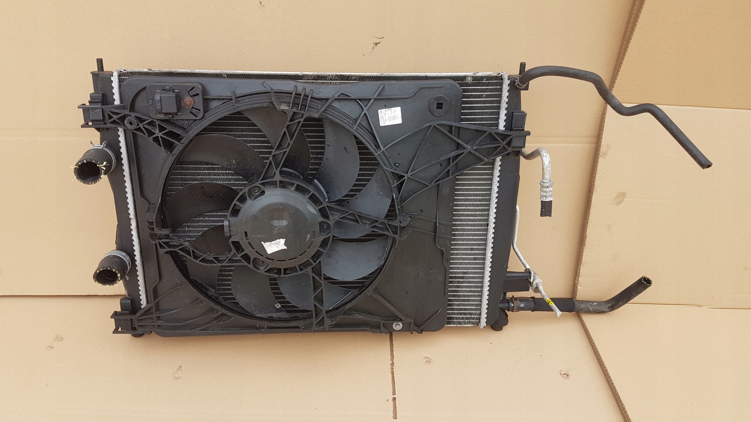 chladiče +ventilátor QASHQAI J10 1.5DCI 07-13