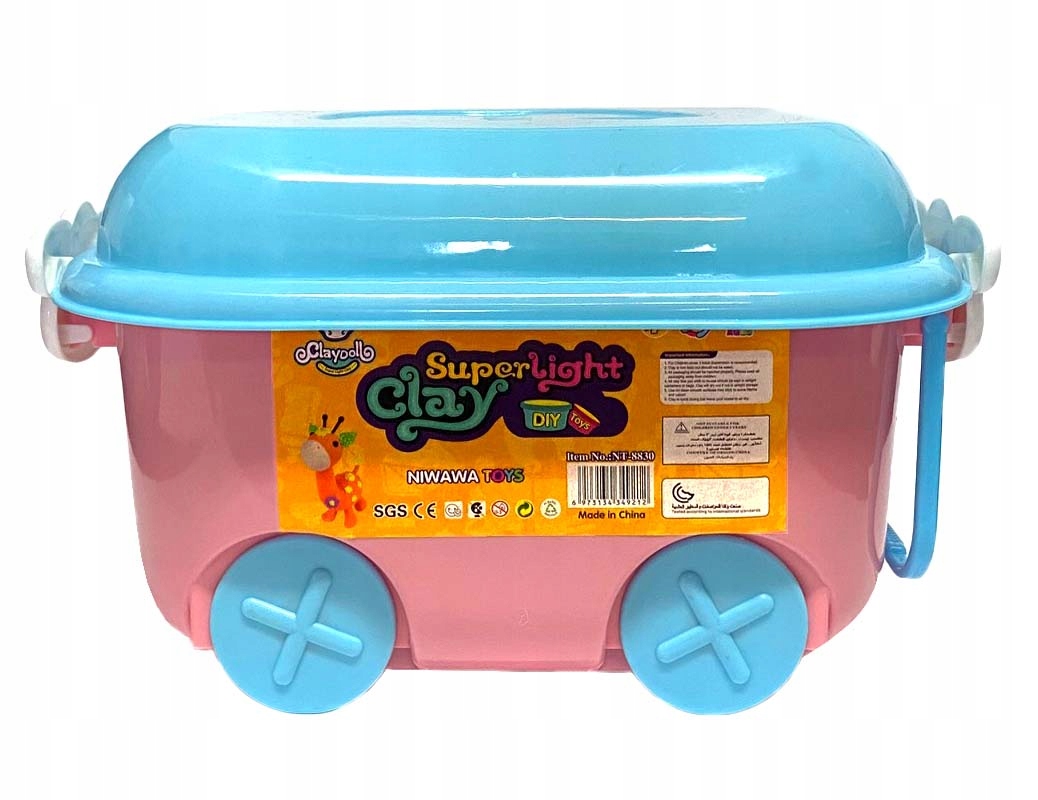 CLAYDOLL PIANKOLINA MASA PLASTYCZNA 36szt WALIZKA EAN (GTIN) 6973134349212