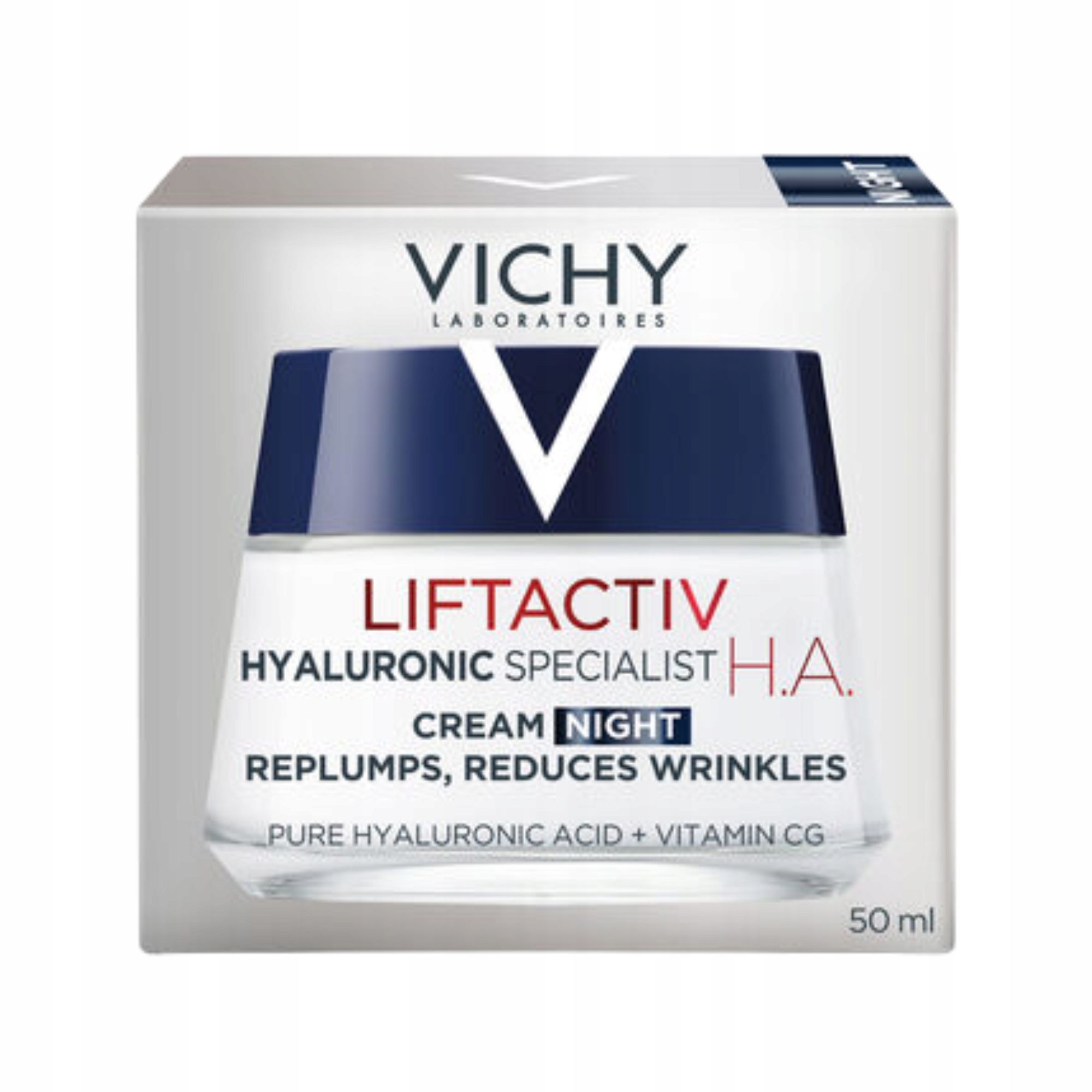 Vichy Liftactiv Krem na noc Hyaluronic Specialist H.a Vitamin Cg 50 ml