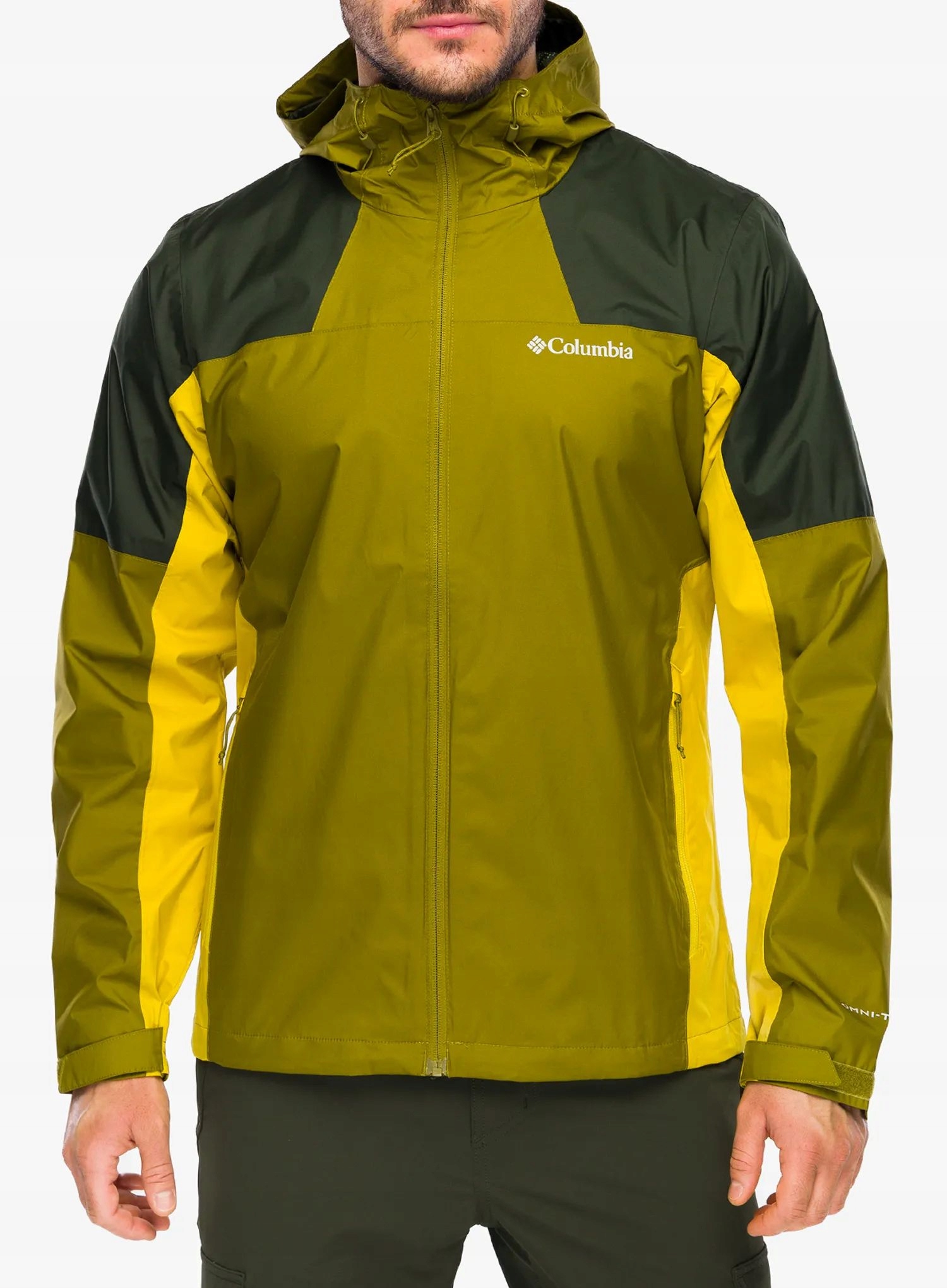 Dešťová bunda Columbia Inner Limits III Jacket mossy green XL