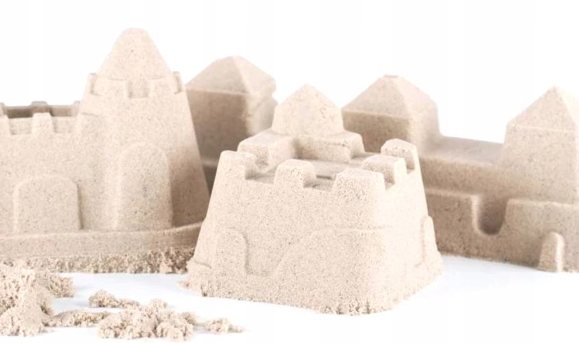 Кинетический песок натуральный 1 кг песка дома