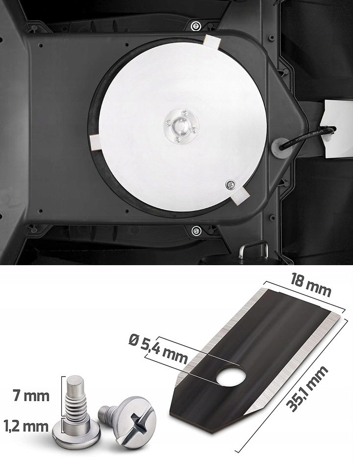 HUSQVARNA NOŻE DO ROBOTÓW KOSZĄCYCH GARDENA BLACK Rodzaj nóż