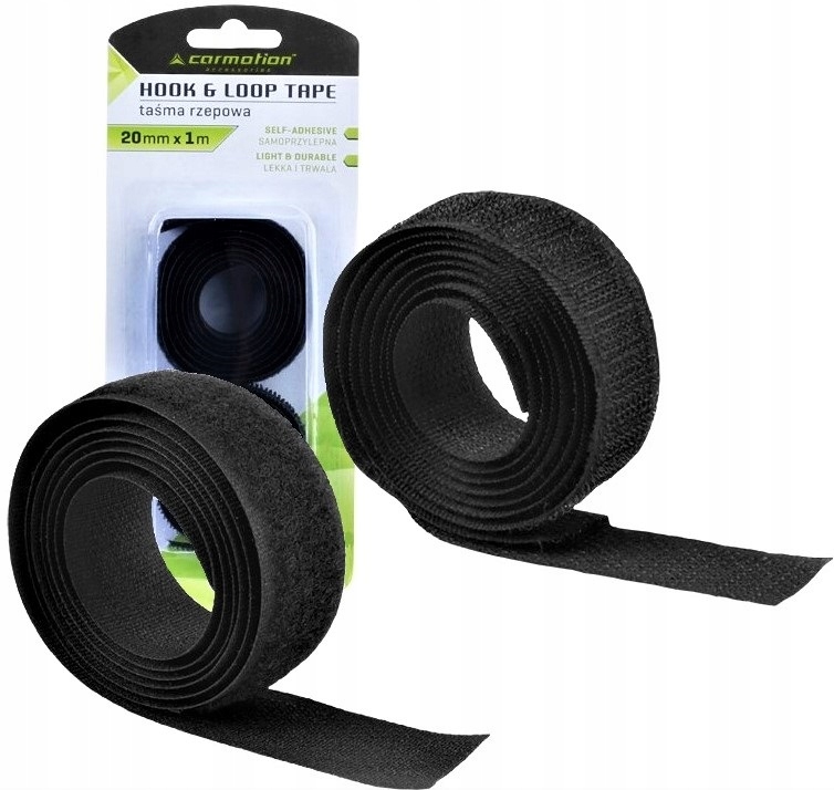 Samoprzylepna Taśma Rzepowa 20mm x 1m Uniwersalna