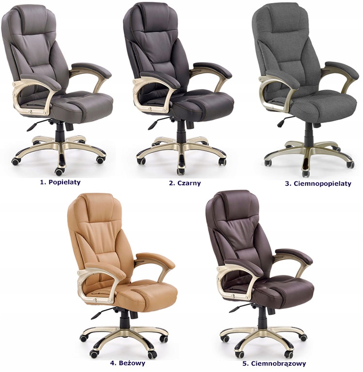 FOTEL DO BIURKA === OBROTOWY KOMPUTEROWY == CZARNY Kolor obicia czarny