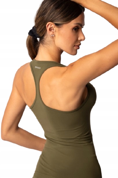 Spaio Damska Koszulka Bez Rękawów Tank Top Adapt khaki S