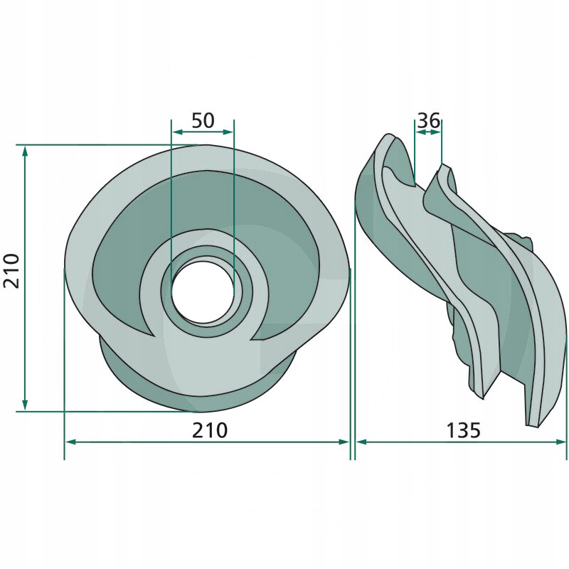 Tarcza korbowa Kramp Producent części Granit