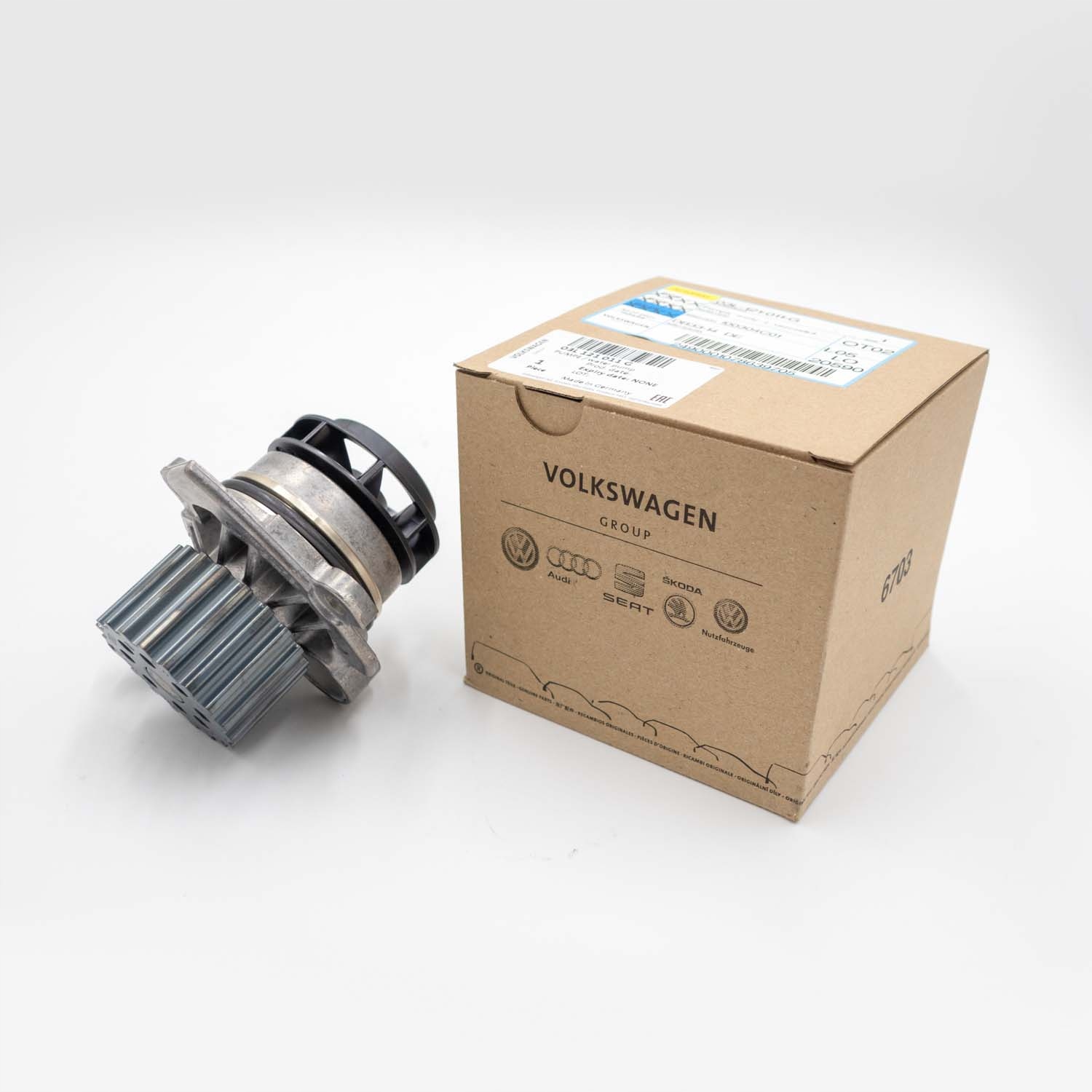 Pompa wody z uszczelką Volkswagen OE 03L121011G