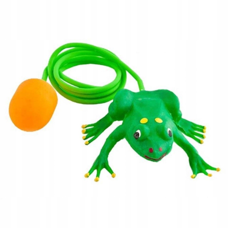 SKACZĄCA ŻABKA Żaba Ropuszka Ropucha na pompkę MIX