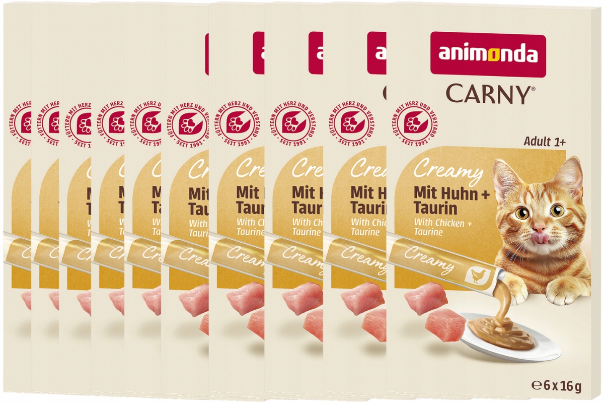 Animonda Creamy Pamlsek pro kočky 66x15g – Kuře (11 ks)