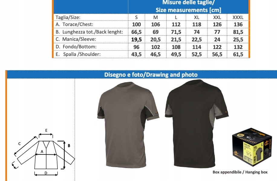 T-shirt Roboczy ISSA Extreme Antracytowy Szary Kod producenta 8820b
