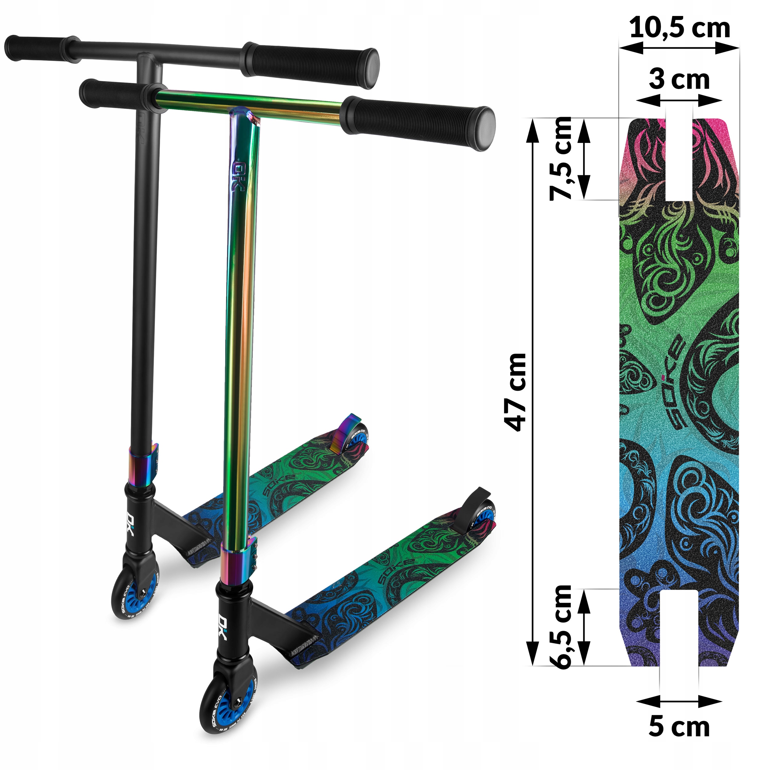 GRIP TAPE PAPIER ŚCIERNY DO HULAJNOGI GRIPTAPE Długość 18.5