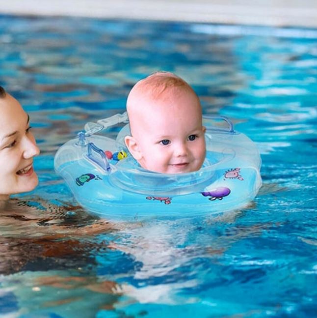 KOŁNIERZ KÓŁKO DO PŁYWANIA KĄPIELI DMUCHANE DLA NIEMOWLĄT Wiek dziecka 3 m +