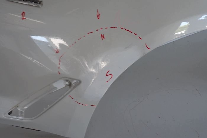 BMW G30 G31 5 17- fender right front front