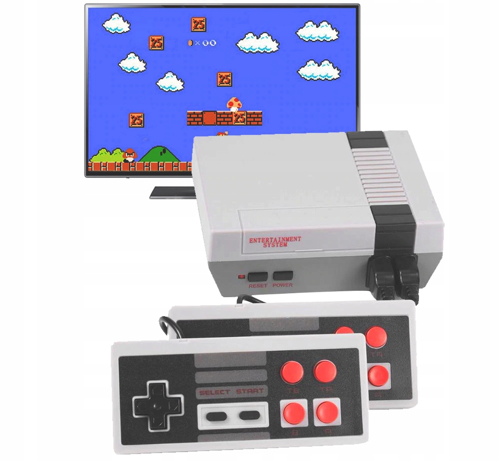 KONSOLA TV z HDMI 621 GIER RETRO GRA 2 PADY do TV