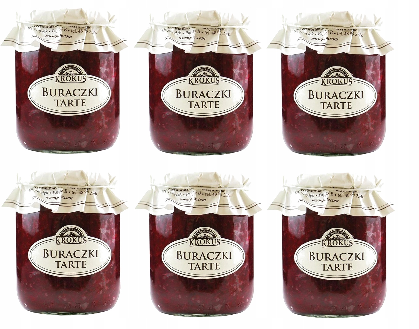 Sada 6 x Červená Řepa Tarte Krokus 500G