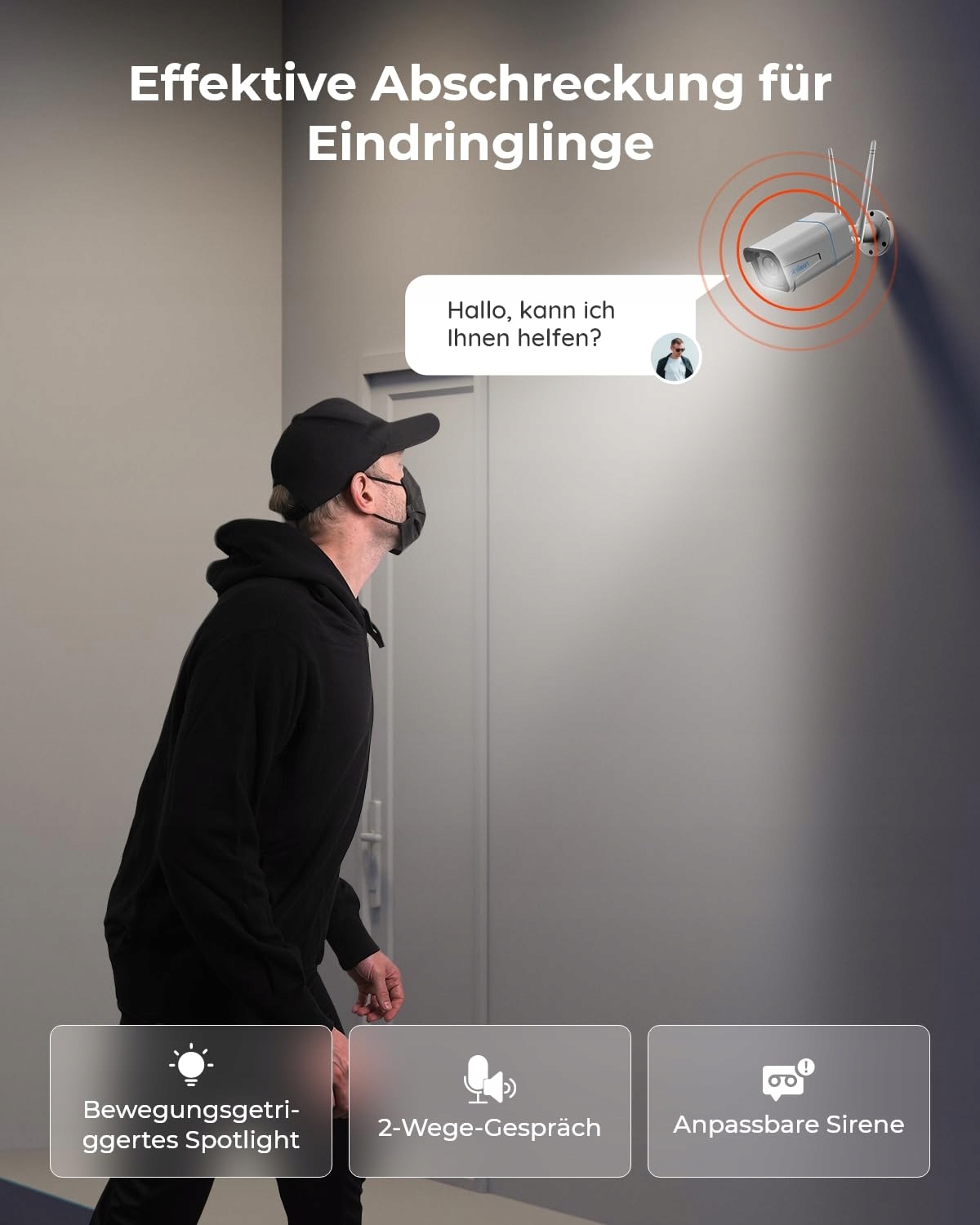 REOLINK Inteligentna Kamera Zewnętrzna Wi-Fi 6 5X Zoom Kolorowy Tryb Nocny — miniatura 5