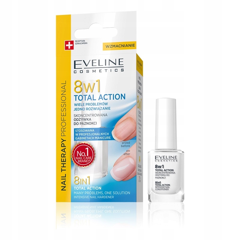 

Eveline Nail Therapy 8w1 Total Action odżywka