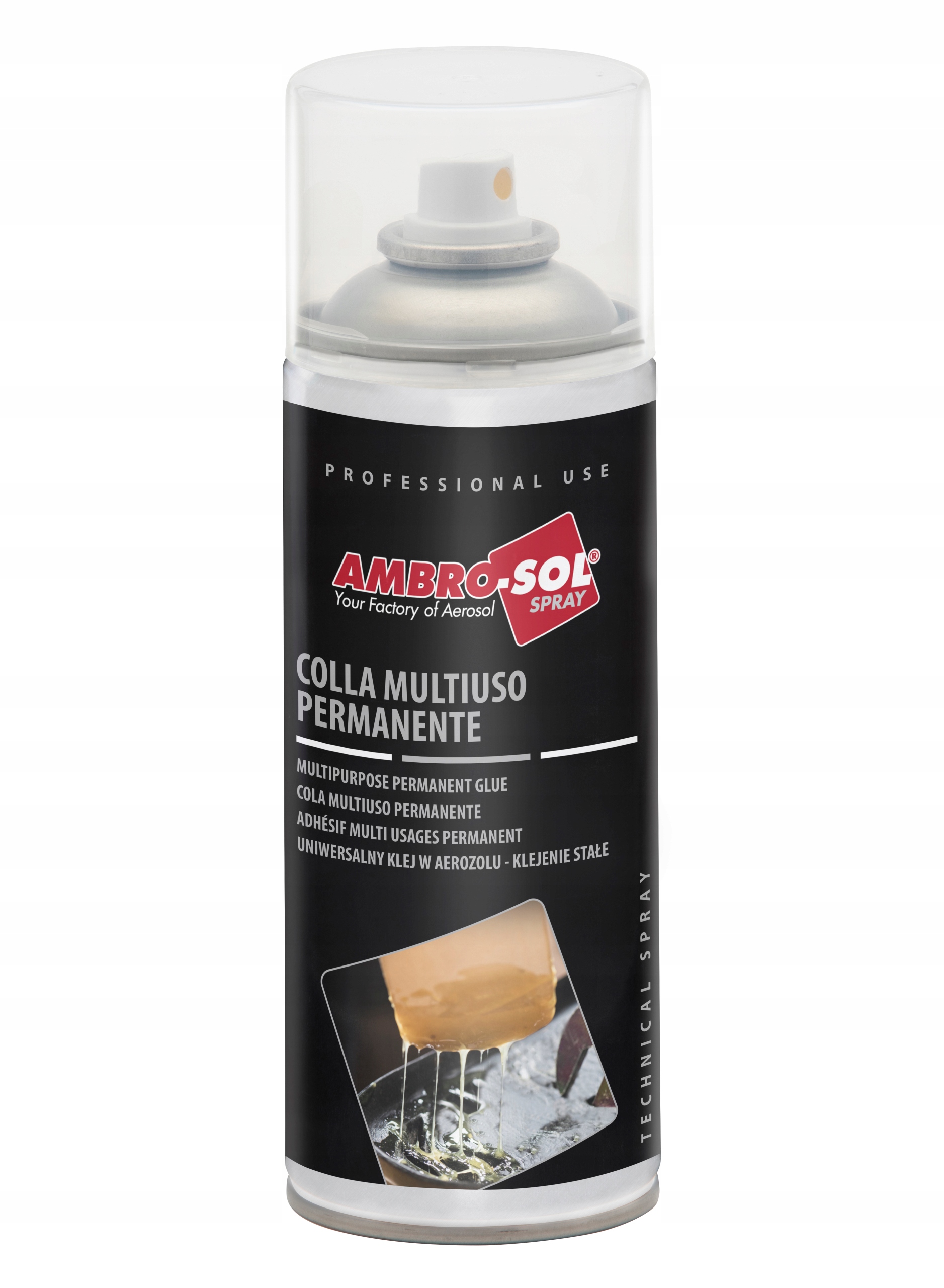 Ambro-sol Uni. Klej w sprayu klejenie stałe 0,4L