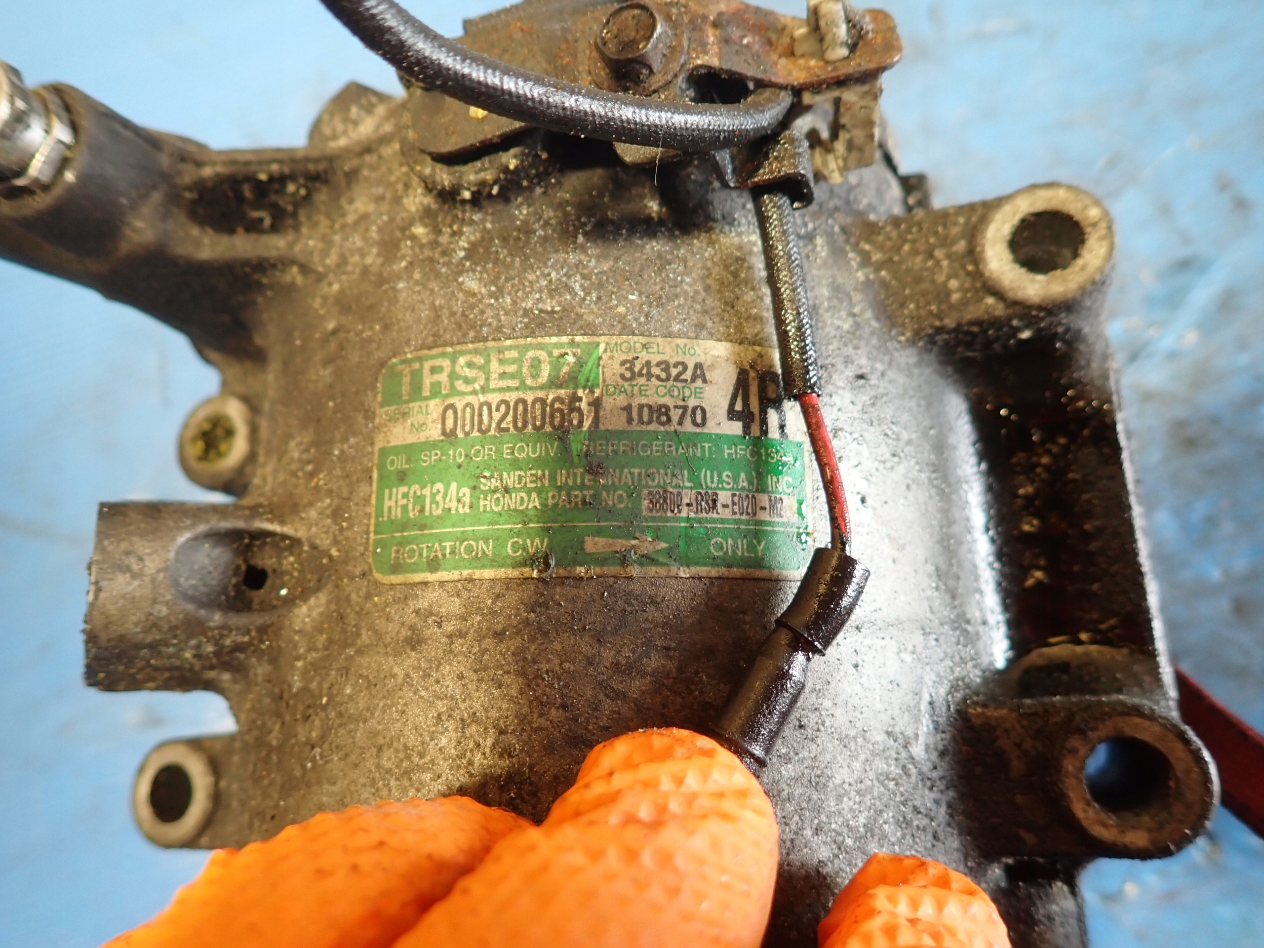 Honda OE 38800-RSR-E020-M2 компрессор кондиционера нло