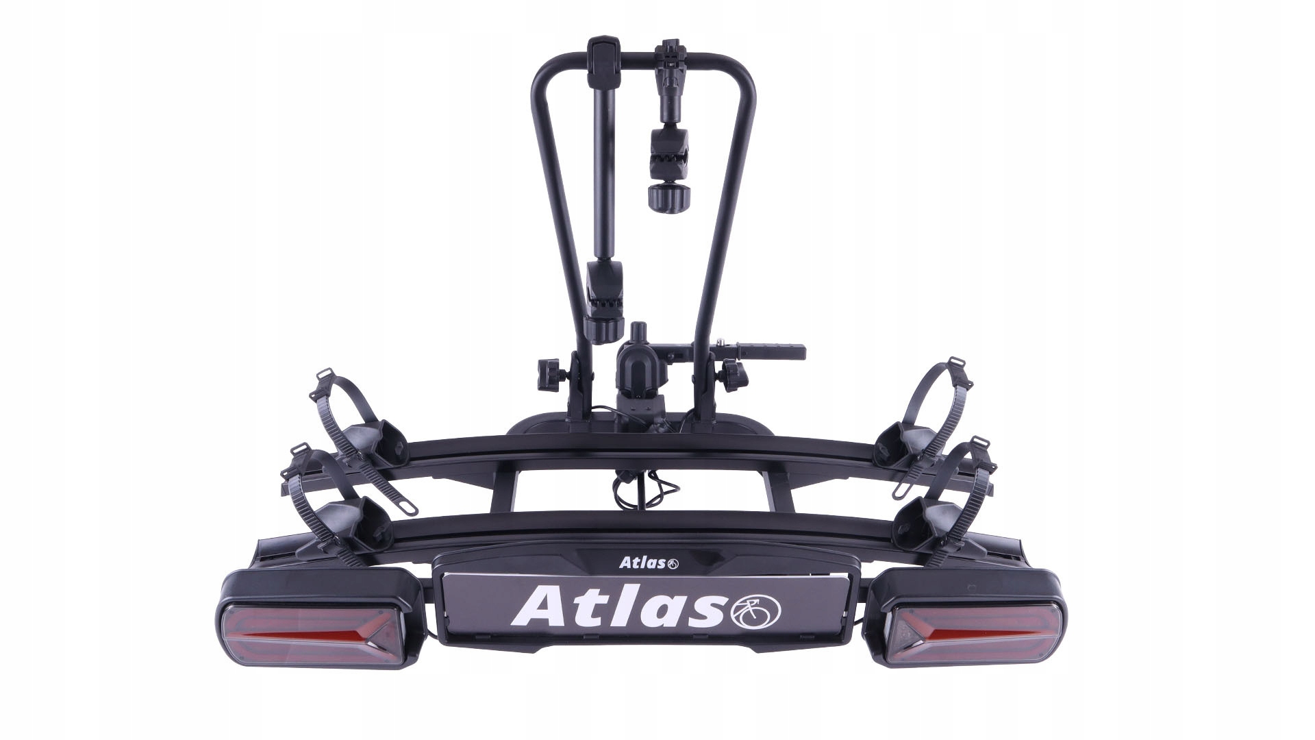 Platforma batožinového priestoru na háčik pre 2 bicykle, model Atlas 2 s možnosťou rozšírenia