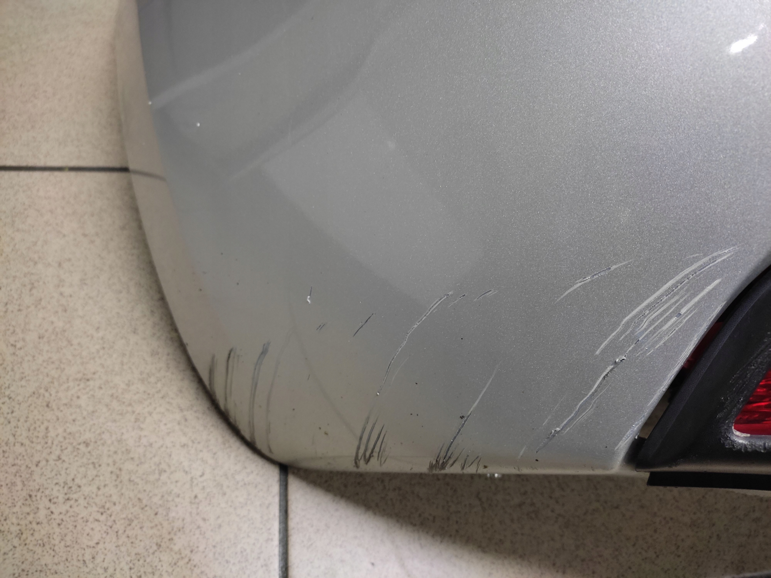CITROEN C4 Stoßstange heck LAKIER EZR