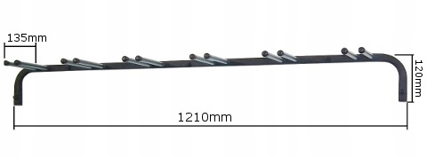 Wieszak na narty NU6C Wieszaki24 Marka Obramet