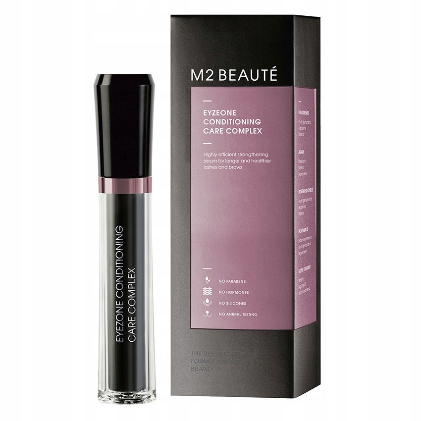Vyživující pečující kondicionér na řasy a obočí M2 Beaute 8 ml