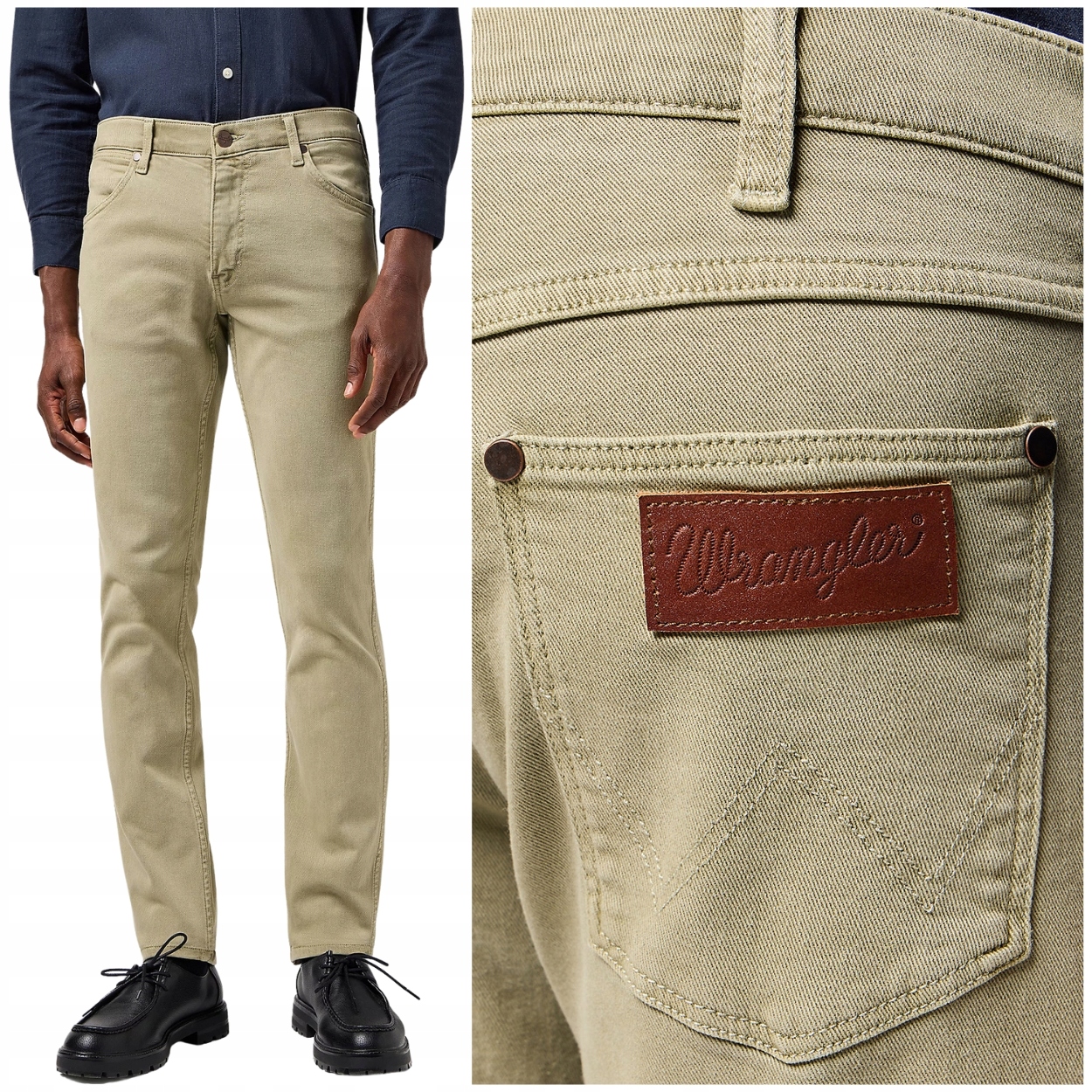 Wrangler Greensboro Free To Stretch pohodlné jednoduché džínové kalhoty W38 L34