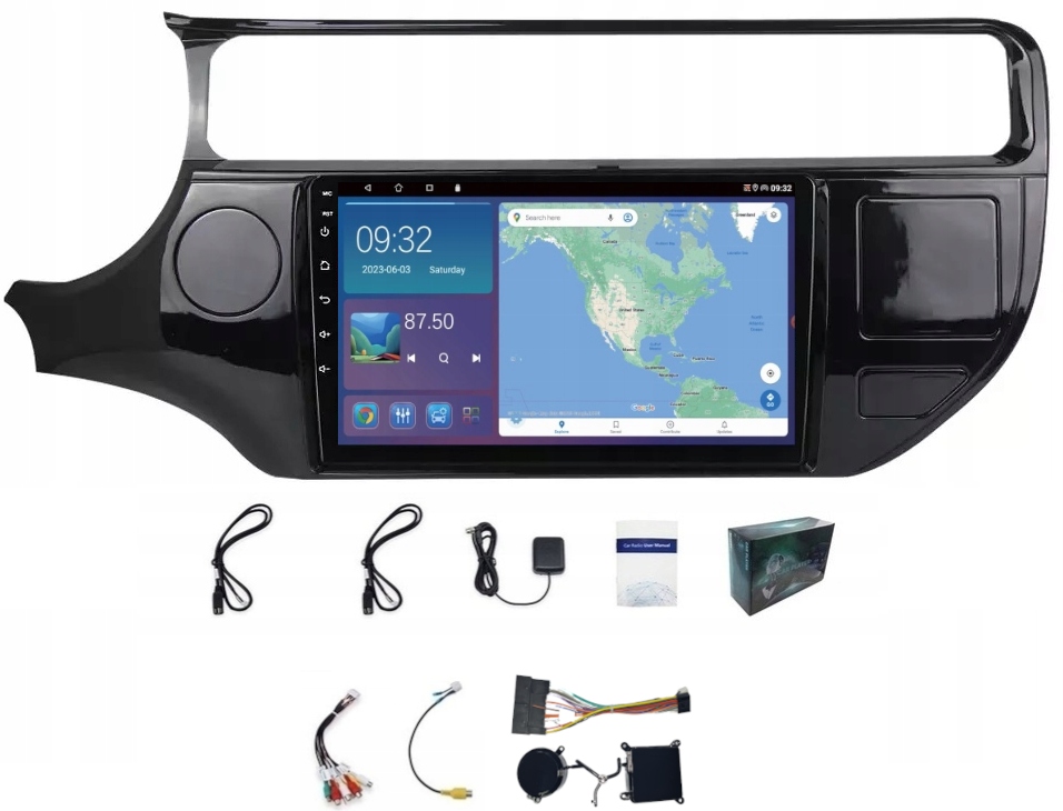 Gps Navigace Rádio Kia Rio 2015-2017 Carplay Android Auto 4GB 64GB