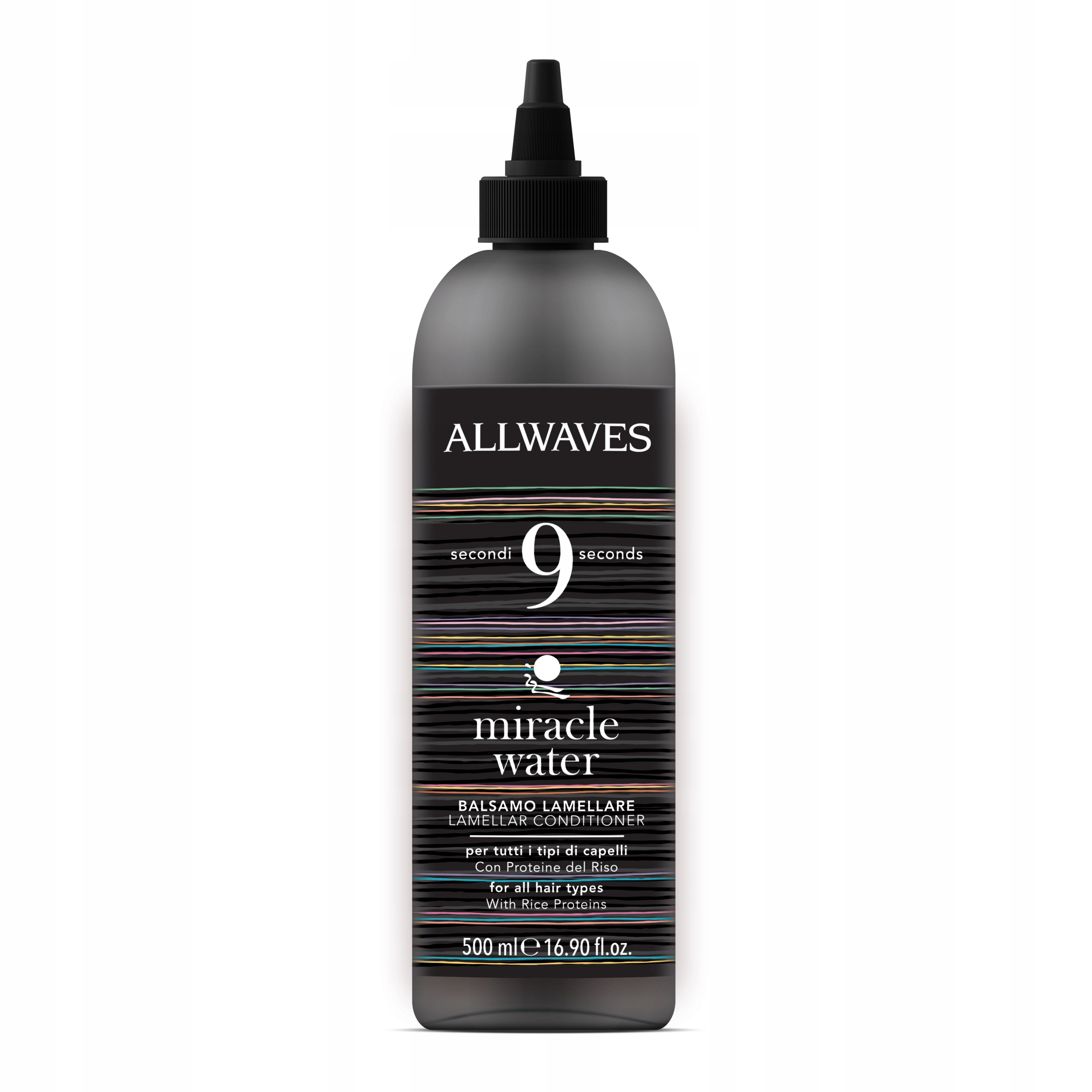 Allwaves 9 Seconds Miracle Water lemelární voda na vlasy 500 ml 1 ks