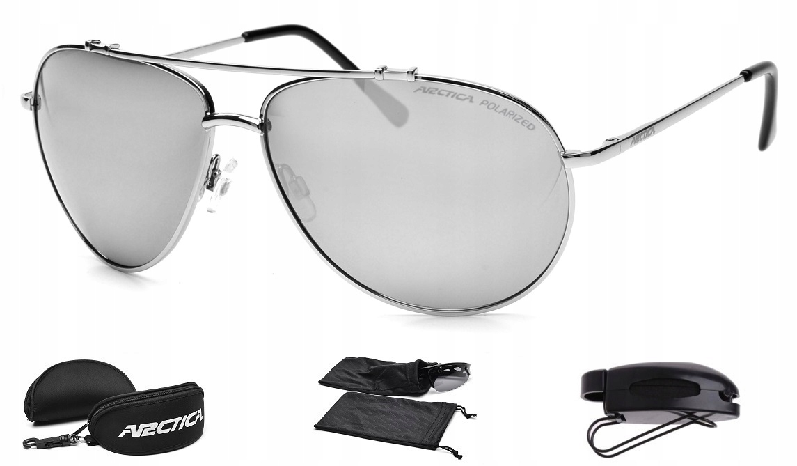 Pilotní brýle Arctica S-157 polarizační zrcadlovka UV400 lehké klasické