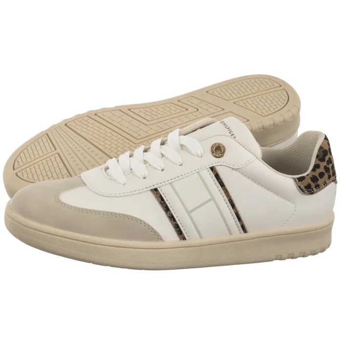 Dámské tenisky Tommy Hilfiger Low Cut T3A9-33974 White Bílé