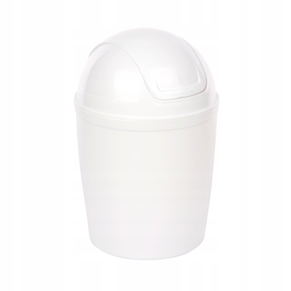 

Kosz Uchylny Na Śmieci Odpady 1,6L Mini Mały Biały