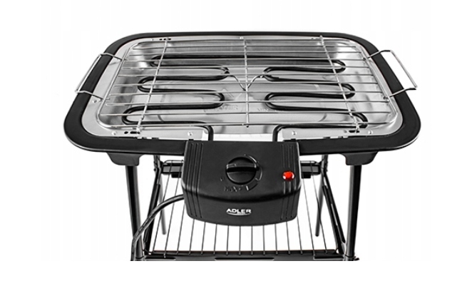 GRILL OGRODOWY DUŻY ELEKTRYCZNY STOJĄCY Moc 2000 W