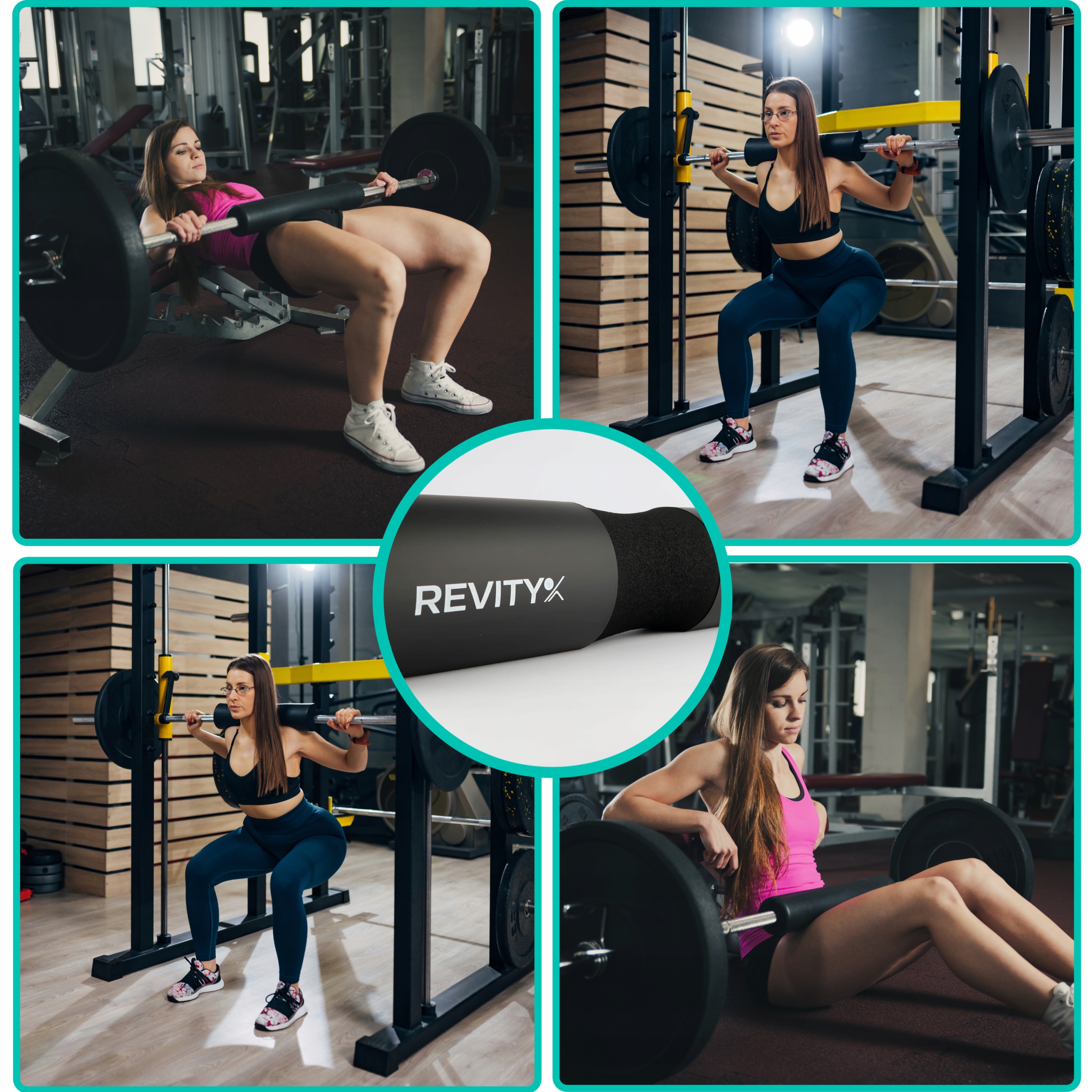 OCHRANIACZ NA SZTANGĘ GRYF PIANKOWY OSŁONA KARKU DO ĆWICZEŃ DO HIP THRUST Marka Revity