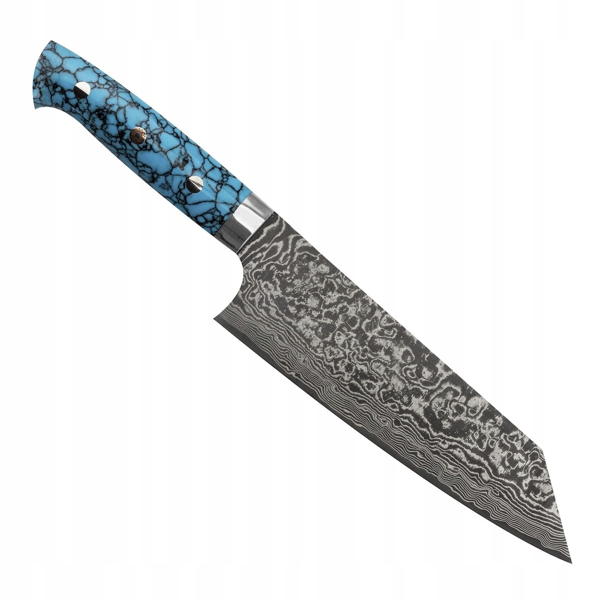 Takeshi Saji Btq R-2 Black Ručne kovaný japonský kuchynský nôž Bunka 17 cm