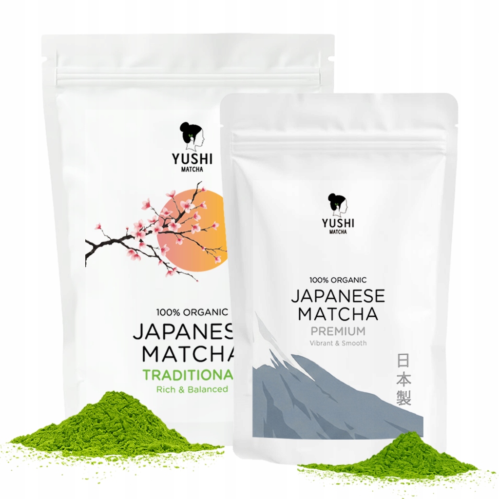 Zestaw Matcha Japońska Premium 30g Tradycyjna 100g