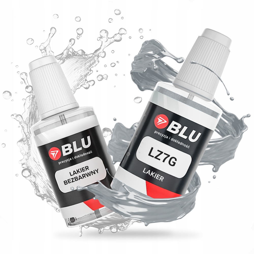 Lakier zaprawka samochodowa LZ7G Klar srebrny florettsilber do Audi Blu