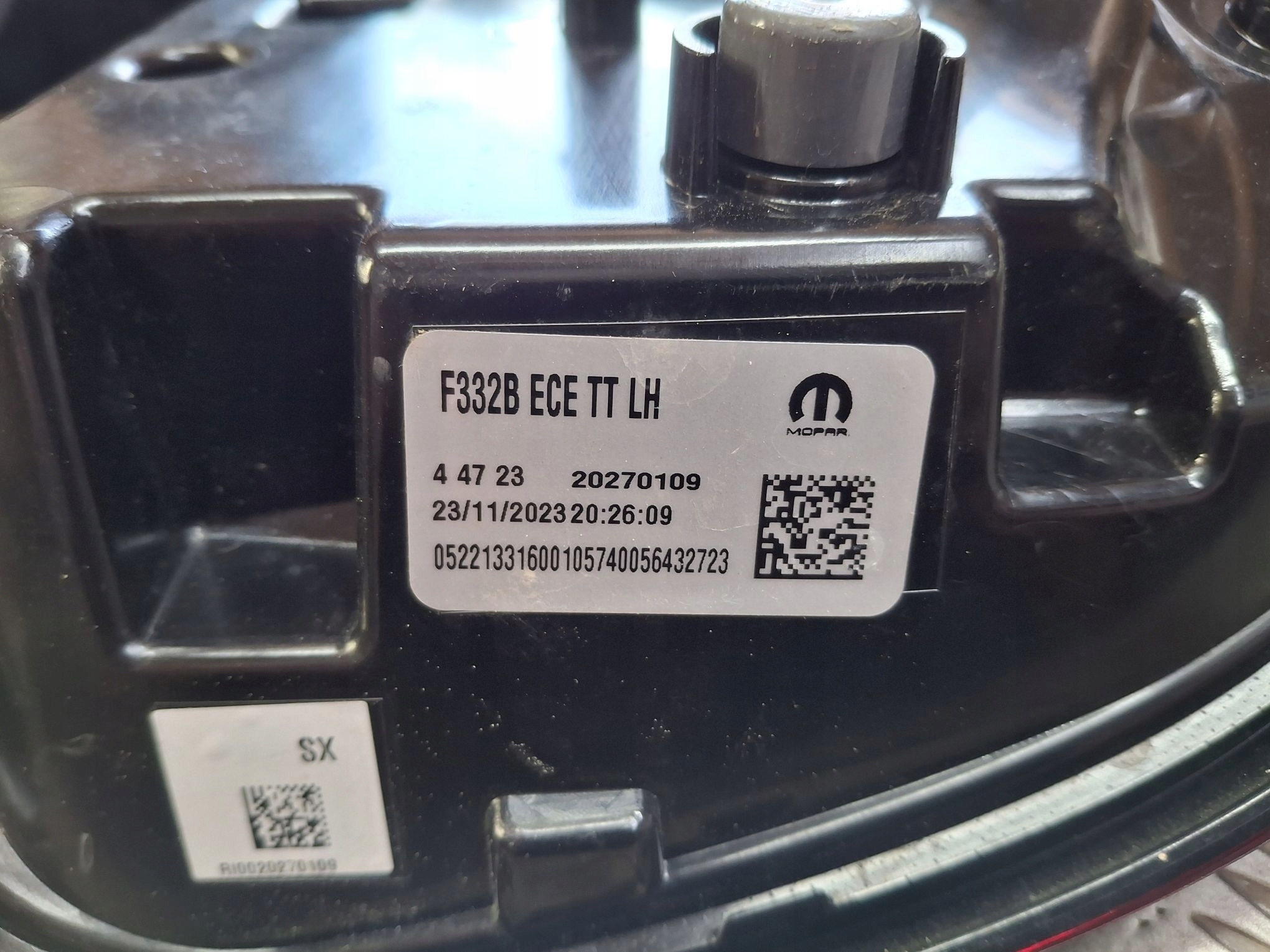 light rear left LED FIAT 500E 2020R->