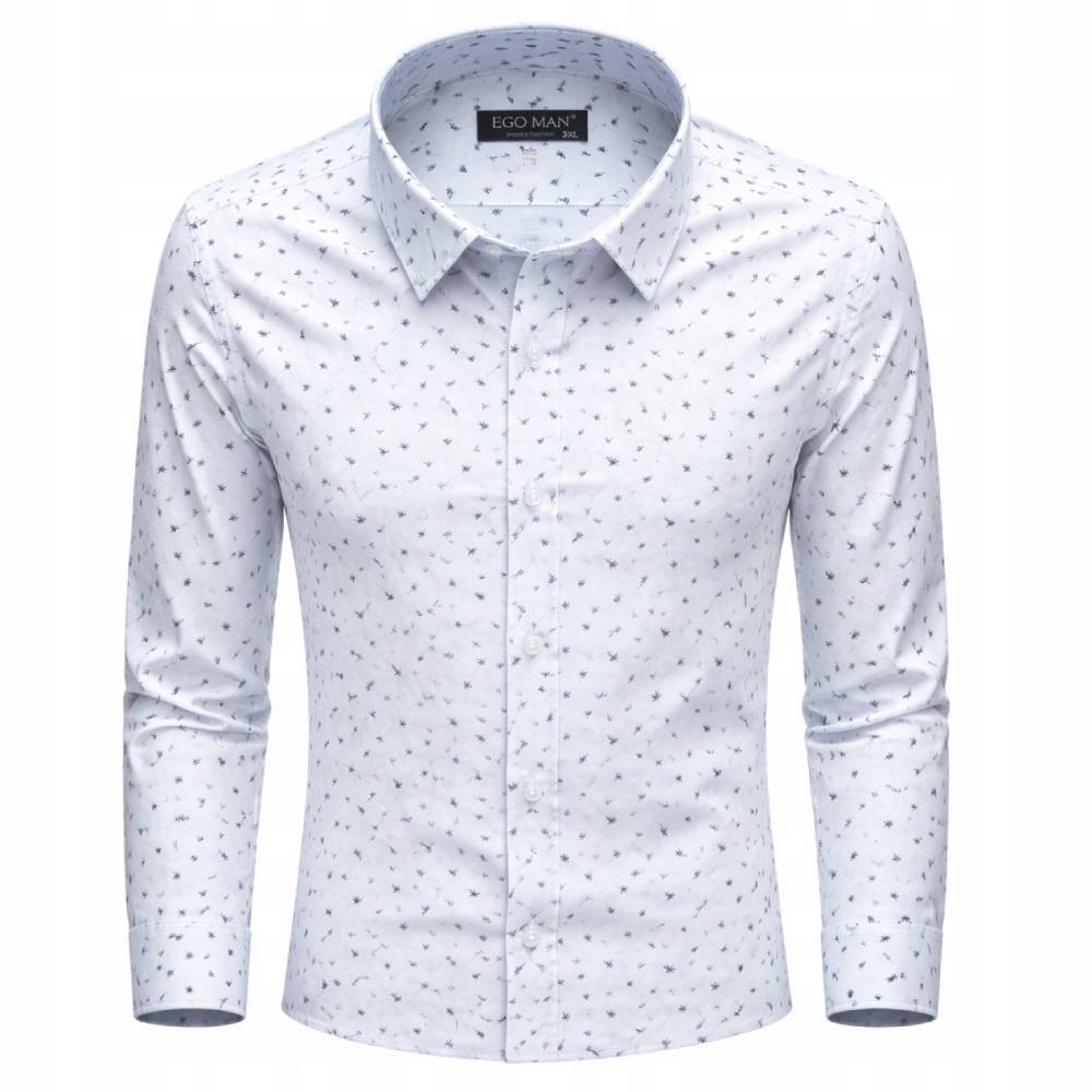 Ego Man košile pánská EGB-108 nadměrná velikost 3XL bílá