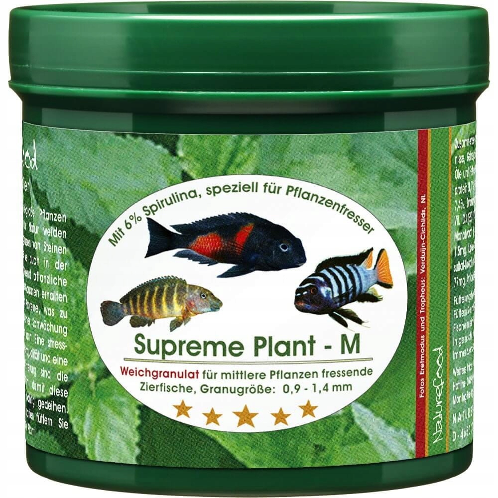 Levně Naturefood Supreme Plant M 120g soft krmivo pro býložravé ryby